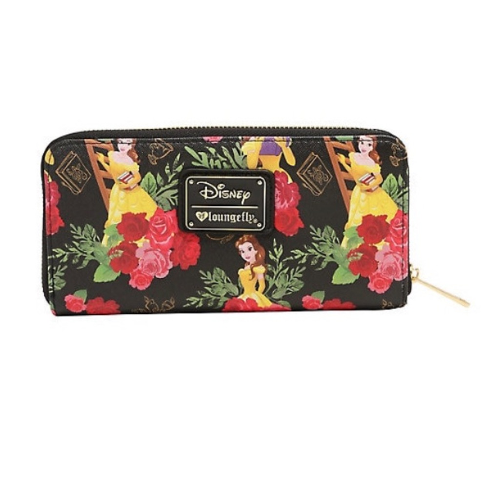 Loungefly Beauty and the Beast Floral Wallet